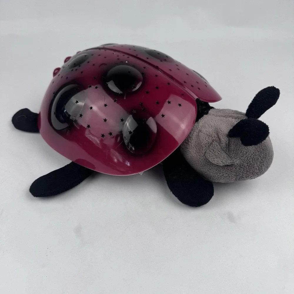 Cloud B Ladybug Twilight Projector Nightlight Plush WORKS TESTED Hard Shell